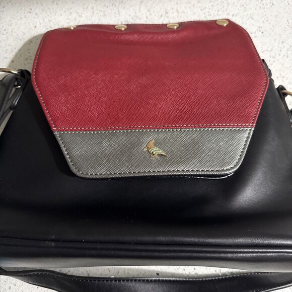 Oneoddbird Black Flap Shoulder Bag Crossbody Purse w/ 3 Interchangeable Flaps - Picture 13 of 14